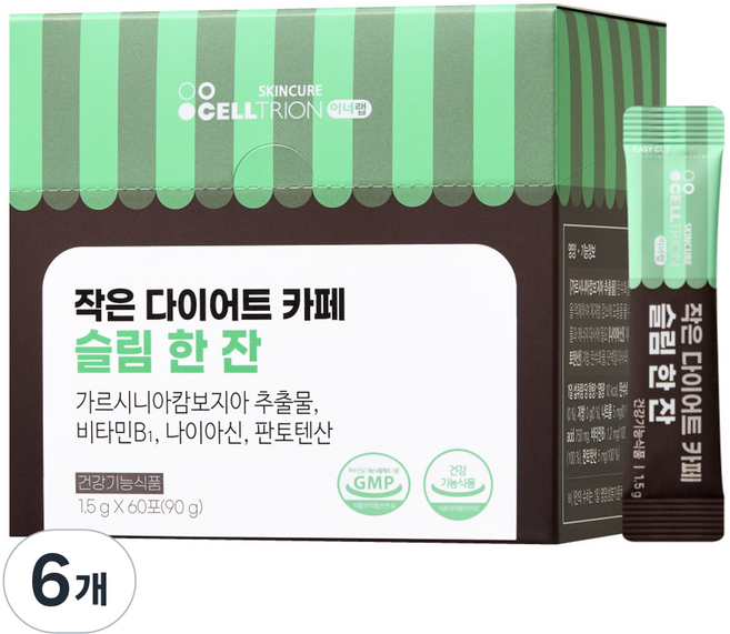 INNERLAB 小纖體咖啡館 纖體一杯 60入, 90g, 6個