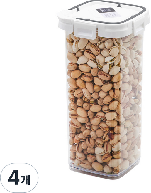 STORYG SKYLARK 標準開蓋 4號 密封容器, 1.8L, 4個