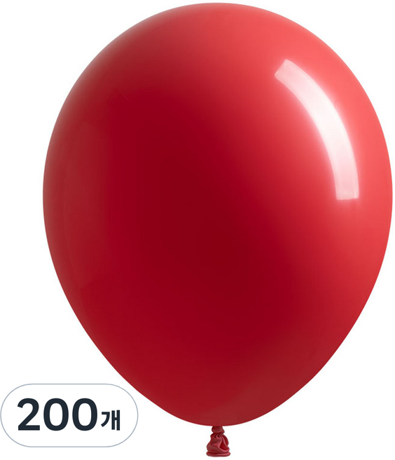조이벌룬 풍선 13cm, 028 레드, 200개
