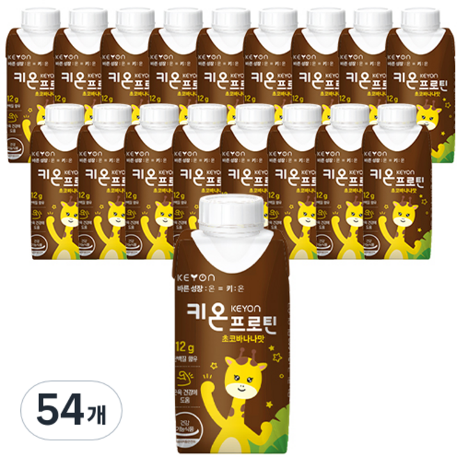 함소아 키온 아동용 키온 프로틴 음료 초코바나나맛, 200ml, 54개