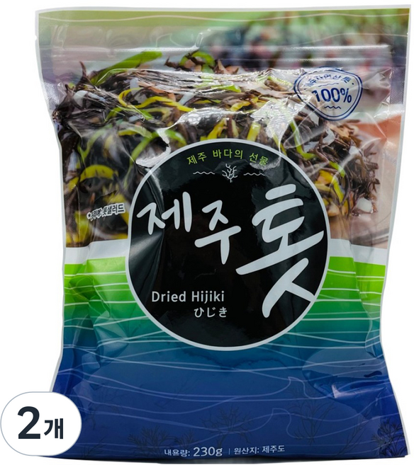 제주 톳, 230g, 2개