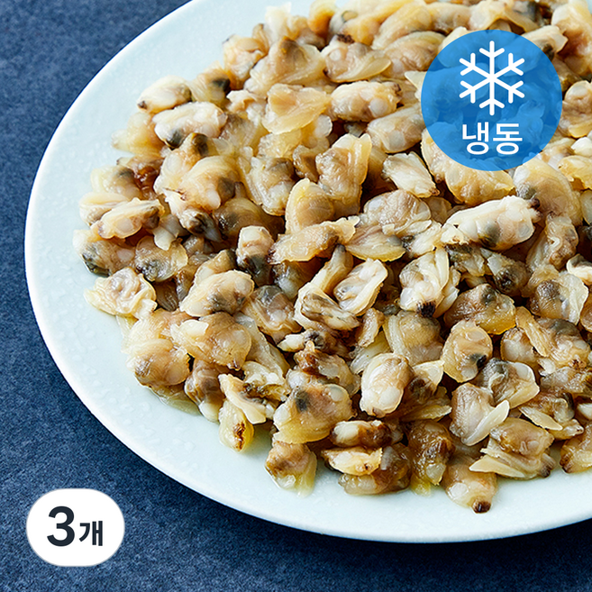 곰곰 자숙 바지락살 (냉동), 3개, 500g