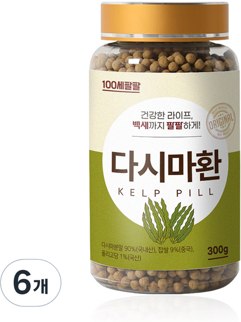 백세팔팔 다시마환, 6개, 300g
