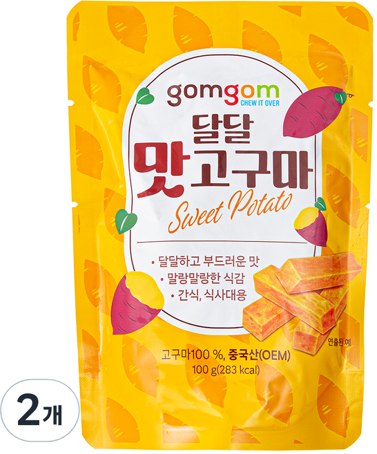 곰곰 달달 맛고구마, 100g, 2개