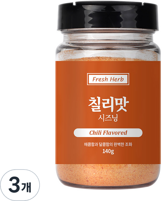 신선약초 칠리맛 시즈닝, 140g, 3개