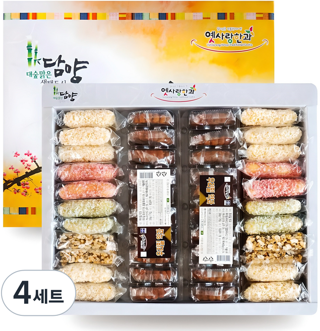 옛사랑한과 우리밀약과 1호 선물세트, 1.14kg, 4세트