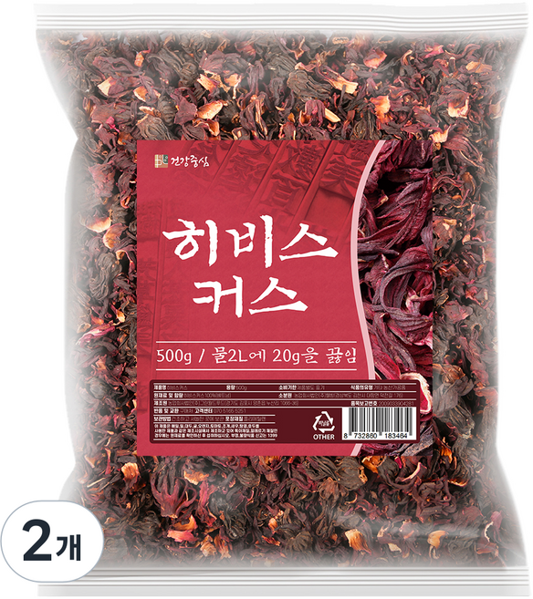 건강중심 히비스커스, 500g, 1개입, 2개