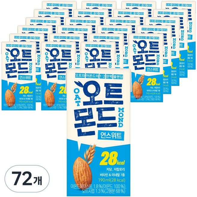 오트몬드 언스위트, 72개, 190ml