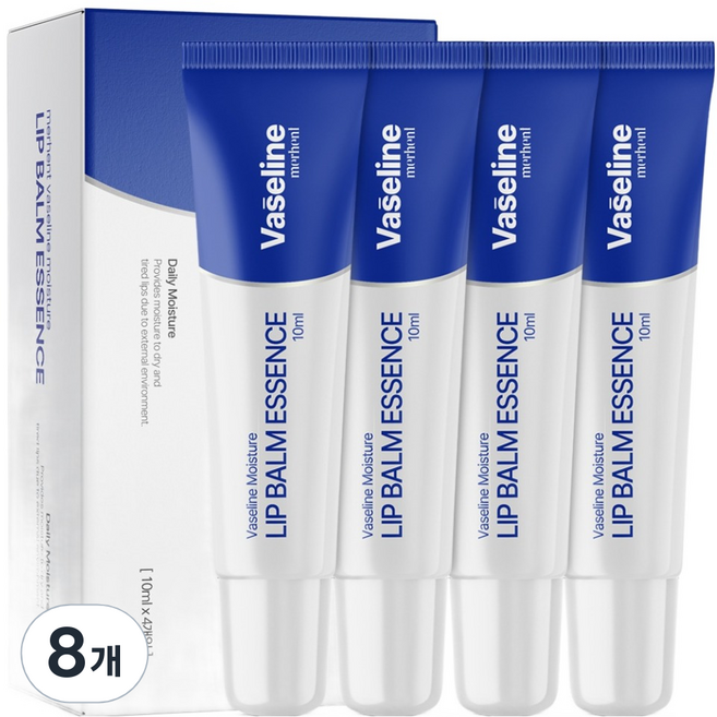 메르헨트 바세린 모이스처 립밤 에센스, 무향, 10ml, 8개