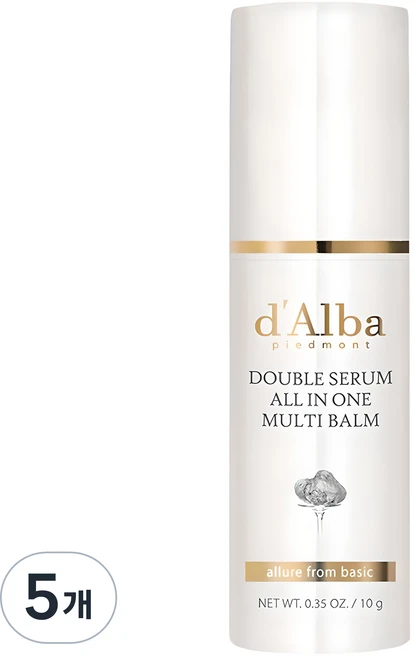 [비건뷰티] 달바 더블 세럼 올인원 멀티밤, 10g, 5개 - 쿠팡