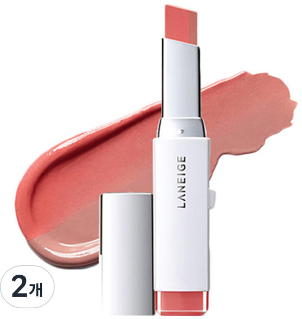 라네즈 투톤 립바, 7호 캐시미어 누드, 2개, 2g