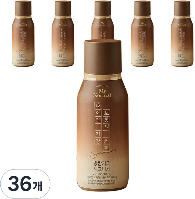 마이노멀 방탄커피 시그니처, 230ml, 36개