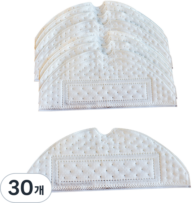 로보락 S7 / S7 Plus / S7 maxv ultra 로봇청소기 일회용 물걸레, 30개