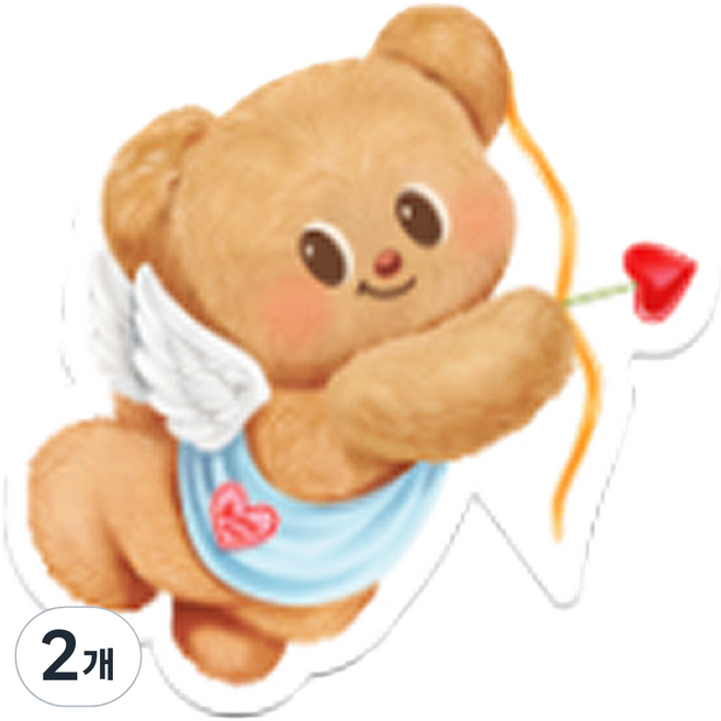 델리 버터베어 아크릴 자석, 버터베어C, 2개