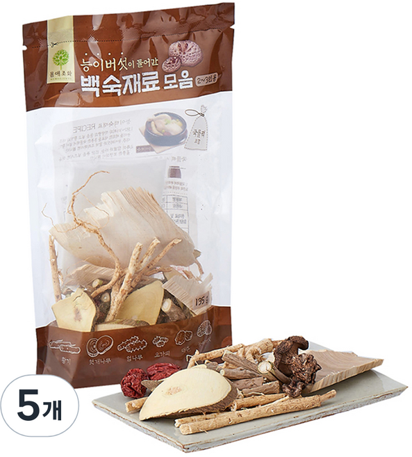 몸애조화 능이버섯이 들어간 백숙재료, 5개, 135g