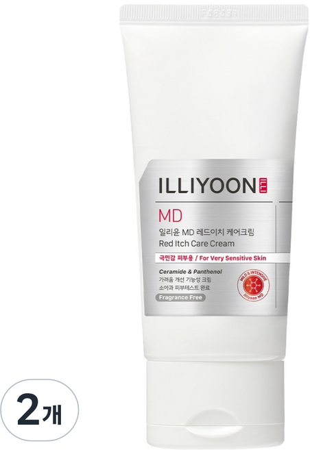 일리윤 MD 레드이치 케어크림, 75ml, 2개