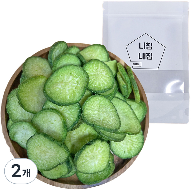 바삭바삭 건조 청무칩, 60g, 2개
