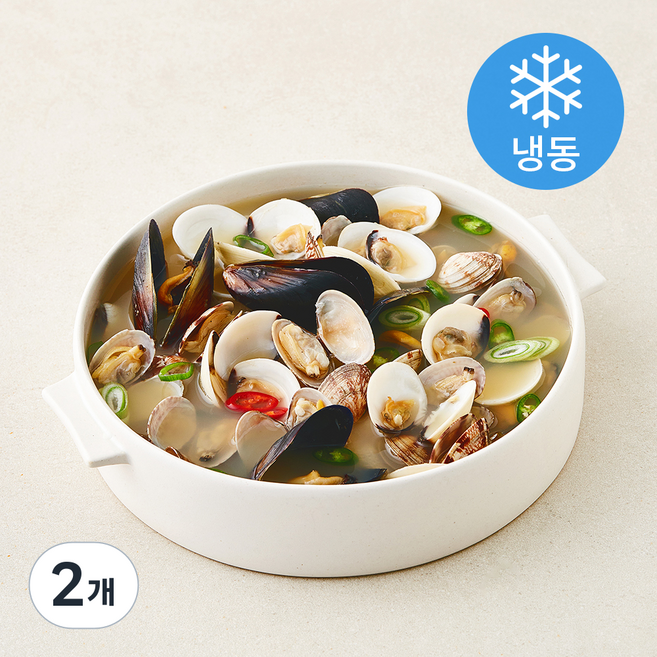 피셔브로스 시원가득 조개많은 통큰 조개탕 (냉동), 2개, 550g
