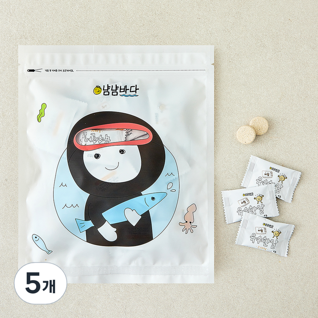 냠냠바다 비법 육수한알 30개입, 120g, 5개