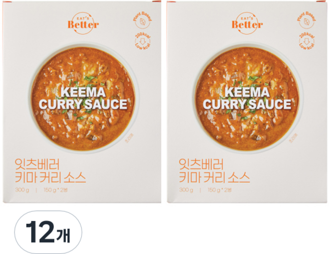 잇츠베러 키마커리 카레소스, 150g, 12개