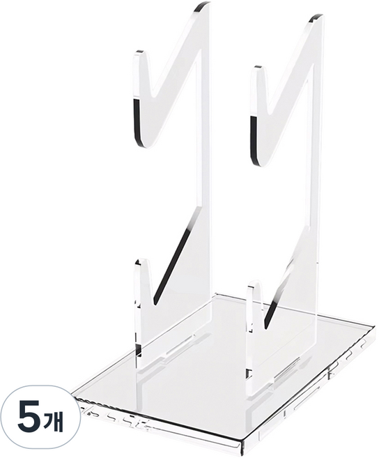 호후 PS5 / PS4 pro 듀얼센스 듀얼쇼크 프로콘 슬림 콘솔정리 컨트롤러 거치대, 투명, 5개