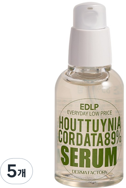 더마팩토리 EDLP 어성초 89% 세럼, 50ml, 5개