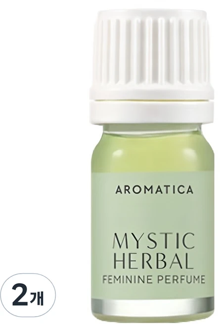 아로마티카 퓨어 앤 소프트 페미닌 퍼퓸 미스틱허벌, 5ml, 2개 - 쿠팡