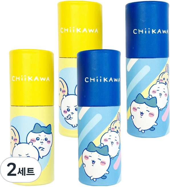 Feelbox 吉伊卡哇 迷你原木色鉛筆 2款 x 2入組, 2套, 12色