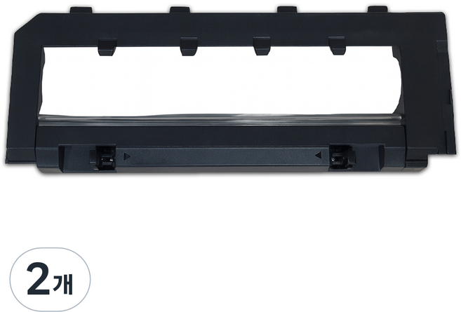 멋진공간 호환 로보락 S7 검정 메인브러쉬 커버, 2개