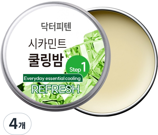 닥터피텐 시카민트 쿨링밤 Step1 B21, 26g, 4개