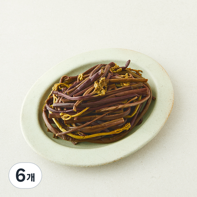 이음푸드 데친 고사리, 1kg, 6개