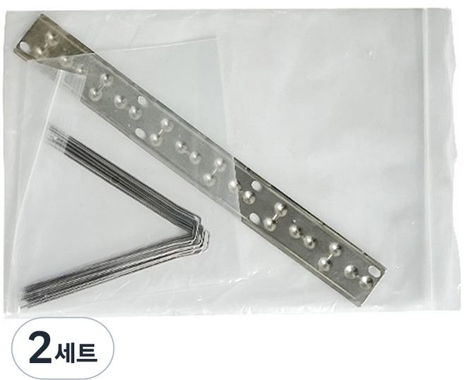 나린하우스 스테인리스 조류 방지 똥 방지 퇴치 가시 30p + 받침대 세트, 2세트