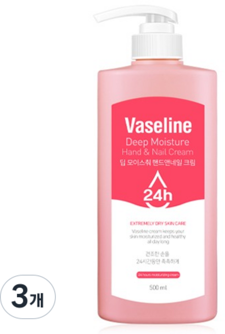 시투와이 바세린 24h 딥 모이스춰 핸드앤네일 크림, 3개
