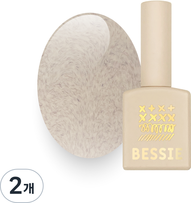BESSIE 毛呢感凝膠指甲, TD-02 HAILEY, 2個