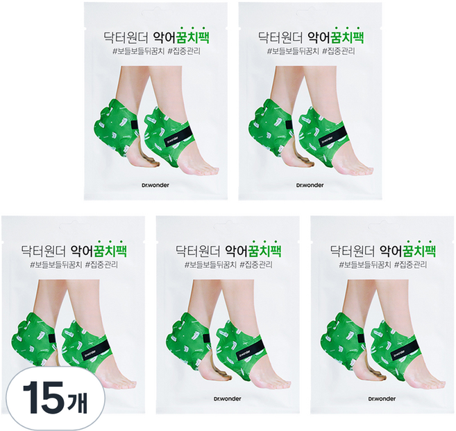 닥터원더 악어 꿈치팩, 9g, 15개, 1개입