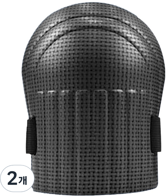 월드크린 작업용 무릎보호대 쿠션형 블랙, 2개