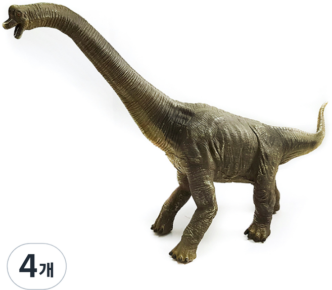 Bandi 軟膠動物腕龍公仔, 4個