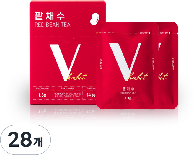 셀핏 팥채수 곡물차, 1.3g, 14개입