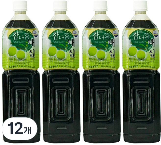 파낙스 참다음 매실, 1.5L, 12개