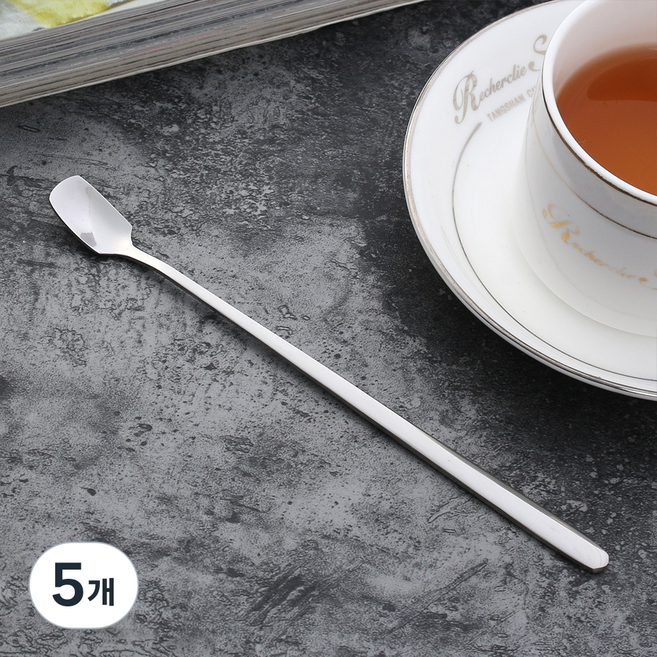 doto 앤카페 사각 롱 티스푼 17.5cm, 5개
