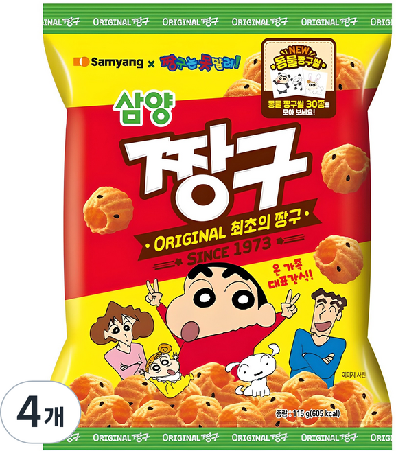 삼양 짱구, 115g, 4개