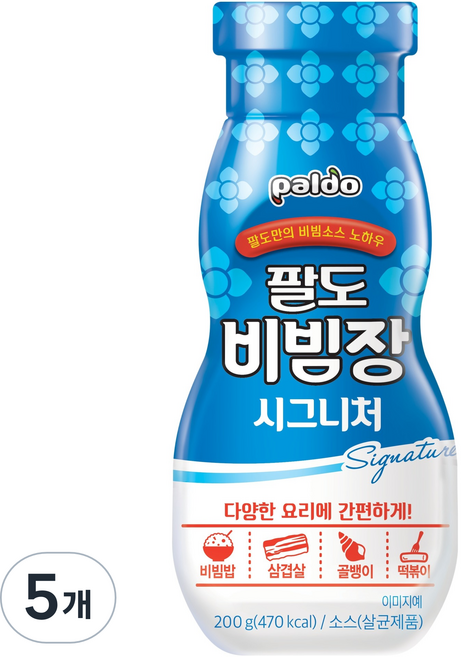 팔도 비빔장 시그니처, 200g, 5개