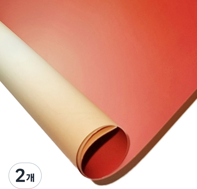 대한 소품 촬영용 그라데이션 배경지 인스타 음식 사진 스튜디오 뒷 배경지, 베이비치, 2개