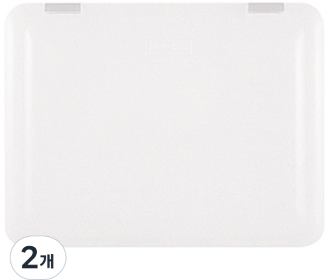 모닝글로리 화일링 케이스 40mm, 화이트, 2개