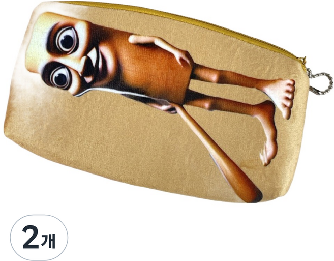 아트조이 이탈리안 브레인롯 컬러 필통 파우치, 퉁 퉁 퉁 사후르, 2개