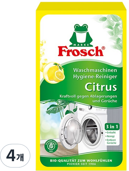 프로쉬 세탁조 클리너, 250g, 4개