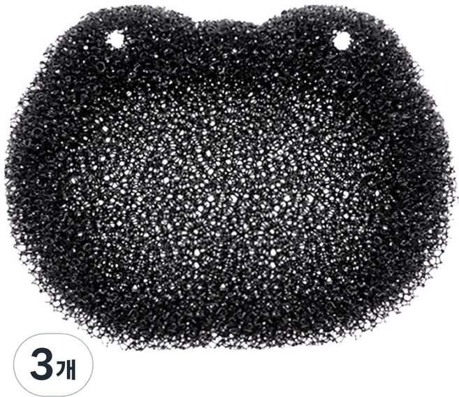 월드크린 개구리 비누 받침대, 블랙, 3개