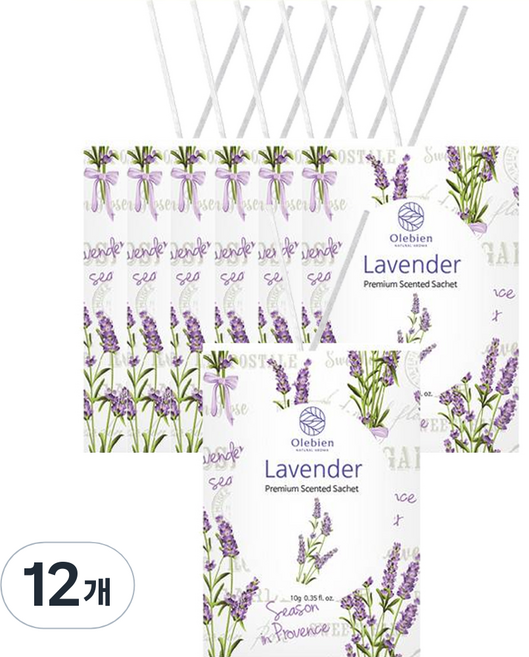 올레비엔 센티드 사쉐, 10g, 12개, 라벤더