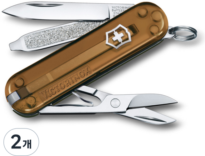 VICTORINOX 瑞士維氏 Classic Colors 軍刀牌 巧克力軟糖, 2個, 火蛋白石