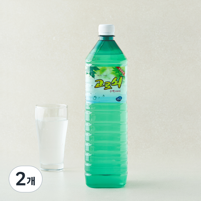 지리산 고로쇠 수액, 2개, 1.5L